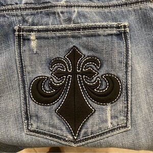AFFLICTION FLEUR VINTAGE JEANS 34/34